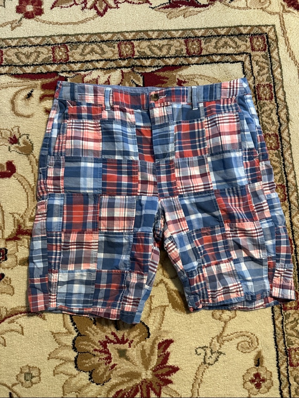 LL Bean Plaid Shorts